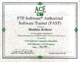 FTP Software Authorized Software Trainer (FAST)