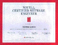 Novell Certified Netware Engineer